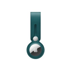 AirTag Leather Loop - Forest Green