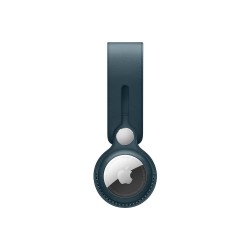 AirTag Leather Loop - Baltic Blue