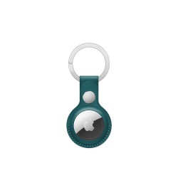 AirTag Leather Key Ring - Forest Green