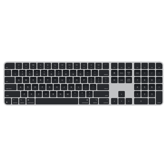 Magic Keyboard with Touch ID and Numeric Keypad for Mac models with Apple silicon - US English - Black Keys