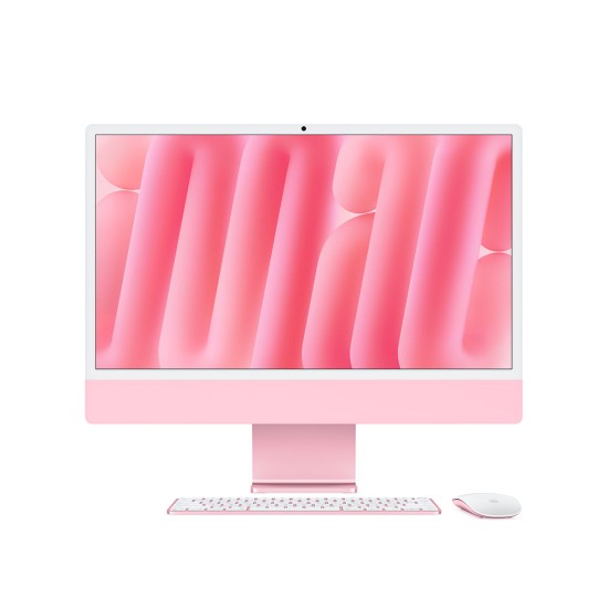 24-inch iMac with Retina 4.5K display: Apple M4 chip with 10‑core CPU and 10‑core GPU - Pink