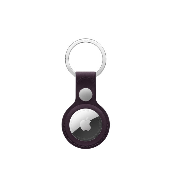 AirTag FineWoven Key Ring - Blackberry AirTag FineWoven Key Ring - Blackberry