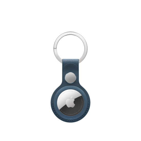 AirTag FineWoven Key Ring - Pacific Blue AirTag FineWoven Key Ring - Pacific Blue