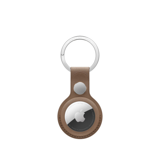 AirTag FineWoven Key Ring - Taupe AirTag FineWoven Key Ring - Taupe