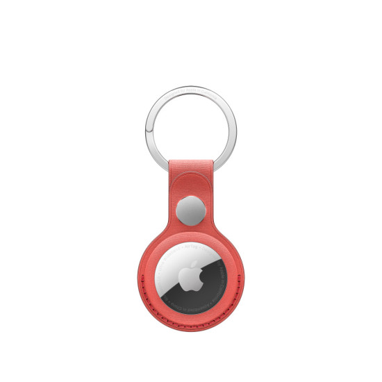 AirTag FineWoven Key Ring - Coral AirTag FineWoven Key Ring - Coral