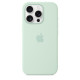 iPhone 16 Pro Silicone Case with MagSafe - Aquamarine iPhone 16 Pro Silicone Case with MagSafe - Aquamarine