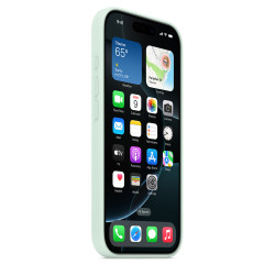 iPhone 16 Pro Silicone Case with MagSafe - Aquamarine