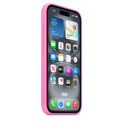 iPhone 16 Silicone Case with MagSafe - Peony