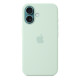 iPhone 16 Silicone Case with MagSafe - Aquamarine iPhone 16 Silicone Case with MagSafe - Aquamarine