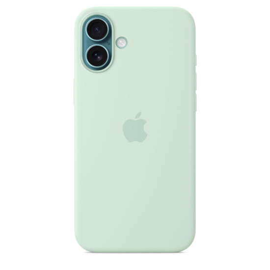 iPhone 16 Plus Silicone Case with MagSafe - Aquamarine iPhone 16 Plus Silicone Case with MagSafe - Aquamarine