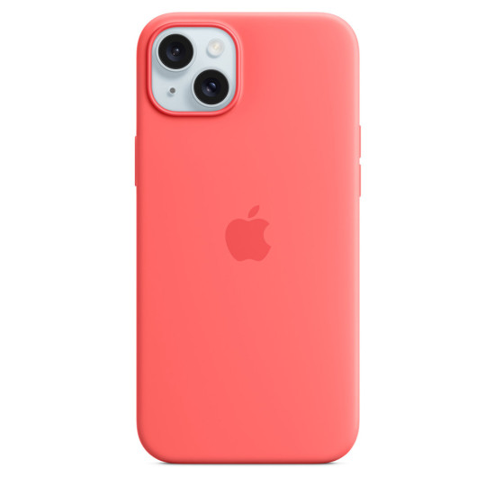 iPhone 15 Plus Silicone Case with MagSafe - Guava iPhone 15 Plus Silicone Case with MagSafe - Guava