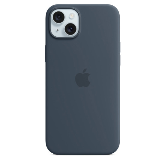 iPhone 15 Plus Silicone Case with MagSafe - Storm Blue iPhone 15 Plus Silicone Case with MagSafe - Storm Blue