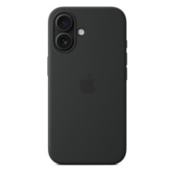 iPhoneÂ 16 Silicone Case with MagSafe - Black