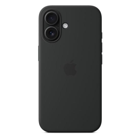 iPhone 16 Silicone Case with MagSafe - Black iPhone 16 Silicone Case with MagSafe - Black