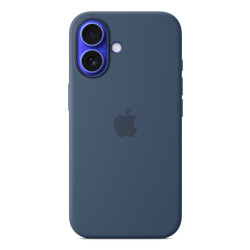 iPhoneÂ 16 Silicone Case with MagSafe - Denim