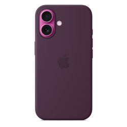 iPhoneÂ 16 Silicone Case with MagSafe - Plum