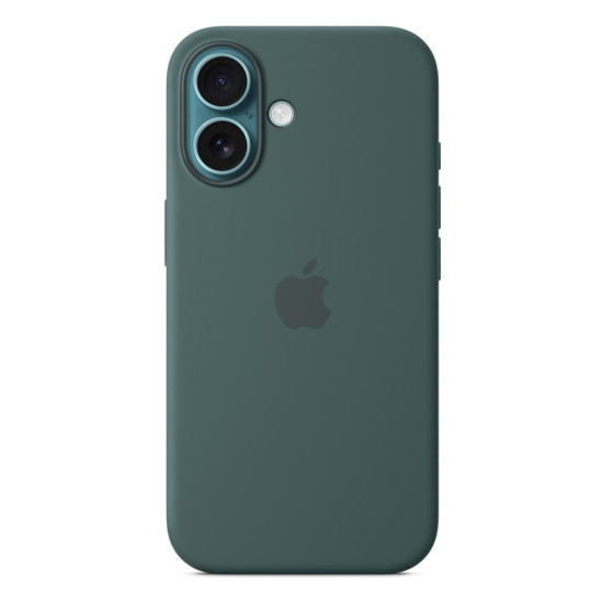 iPhone 16 Silicone Case with MagSafe - Lake Green iPhone 16 Silicone Case with MagSafe - Lake Green