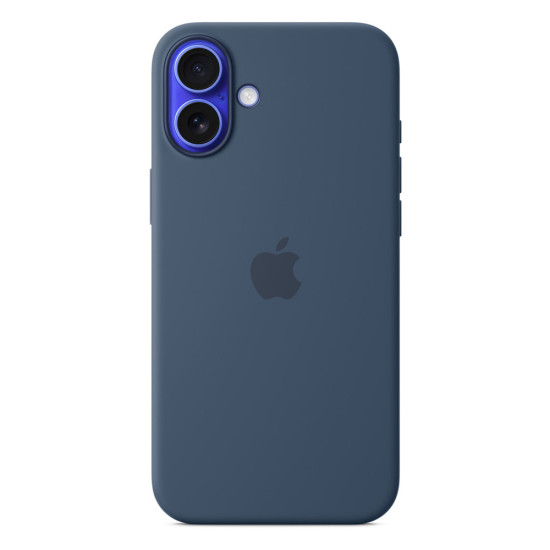 iPhone 16 Plus Silicone Case with MagSafe - Denim iPhone 16 Plus Silicone Case with MagSafe - Denim