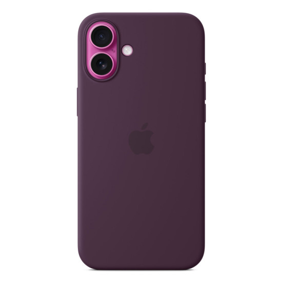 iPhone 16 Plus Silicone Case with MagSafe - Plum iPhone 16 Plus Silicone Case with MagSafe - Plum