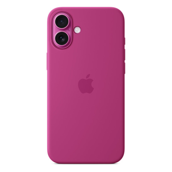 iPhone 16 Plus Silicone Case with MagSafe - Fuchsia iPhone 16 Plus Silicone Case with MagSafe - Fuchsia