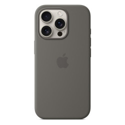 iPhoneÂ 16 Pro Silicone Case with MagSafe - Stone Gray