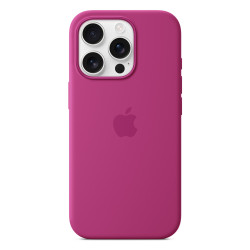 iPhoneÂ 16 Pro Silicone Case with MagSafe - Fuchsia
