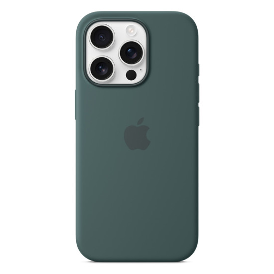 iPhone 16 Pro Silicone Case with MagSafe - Lake Green iPhone 16 Pro Silicone Case with MagSafe - Lake Green