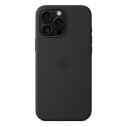 iPhoneÂ 16 Pro Max Silicone Case with MagSafe - Black