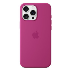 iPhoneÂ 16 Pro Max Silicone Case with MagSafe - Fuchsia