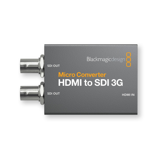 Blackmagic Design Micro Converter - HDMI to SDI 3G with Power Supply Blackmagic Design Micro Converter - HDMI to SDI 3G with Power Supply