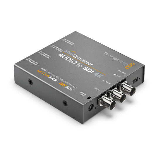 Blackmagic Design Mini Converter - Audio to SDI 4K Blackmagic Design Mini Converter - Audio to SDI 4K