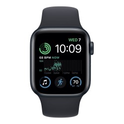 Apple Watch SE GPS + Cellular 40mm Midnight Aluminum Case with Midnight Sport Band - S/M