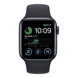 Apple Watch SE GPS + Cellular 40mm Midnight Aluminum Case with Midnight Sport Band - M/L