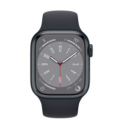 Apple Watch Series 8 GPS + Cellular 41mm Midnight Aluminum Case with Midnight Sport Band - S/M