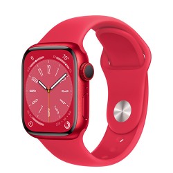 Apple Watch Series 8 GPS + Cellular 41mm (PRODUCT)RED Aluminum Case with (PRODUCT)RED Sport Band - M/L