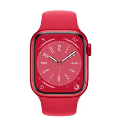 Apple Watch Series 8 GPS + Cellular 41mm (PRODUCT)RED Aluminum Case with (PRODUCT)RED Sport Band - M/L