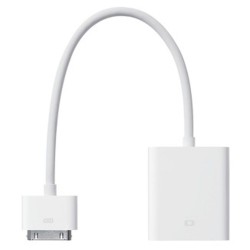 Apple Dock Connector to VGA Adapter
