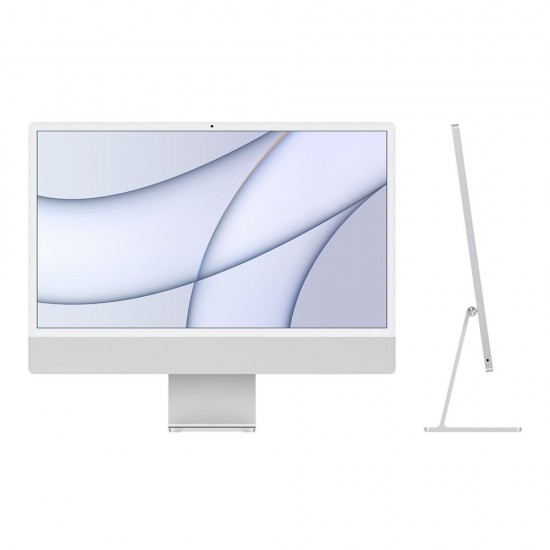 24-inch iMac with Retina 4.5K display: Apple M1 chip with 8-core CPU and 8-core GPU, 512GB - Silver