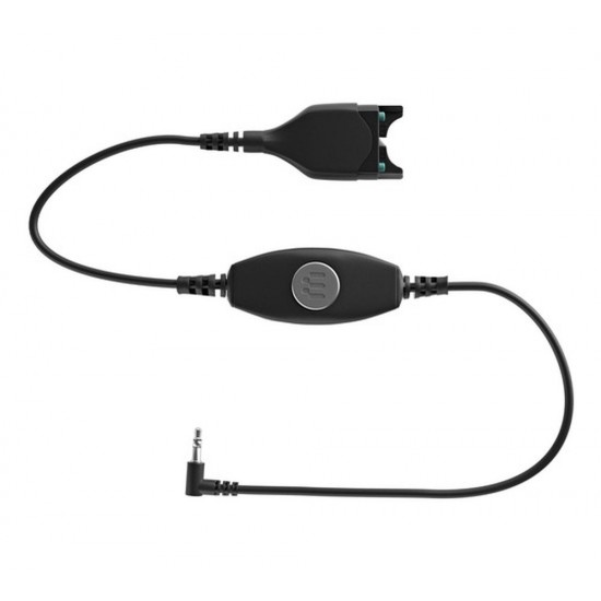 EPOS With Hook Button and 3,5mm Jack CMB 01 CTRL - Easy Disconnect/Mini-phone Audio Cable for Audio Device - First End: 1 x Easy Disconnect - Second End: 1 x Mini-phone Audio - Male